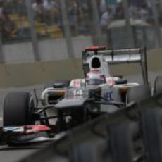 Kamui Kobayashi no llegó a la Q3 en la clasificación de Brasil