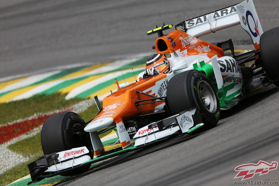 Nico Hülkenberg terminó séptimo la clasificación del GP de Brasil