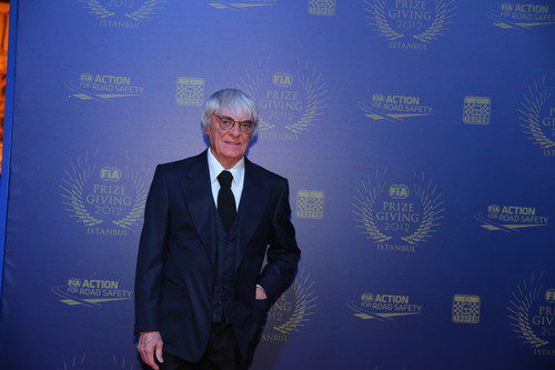 Bernie Ecclestone en la Gala de la FIA 2012