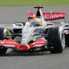 Primera prueba en Silverstone en 2006