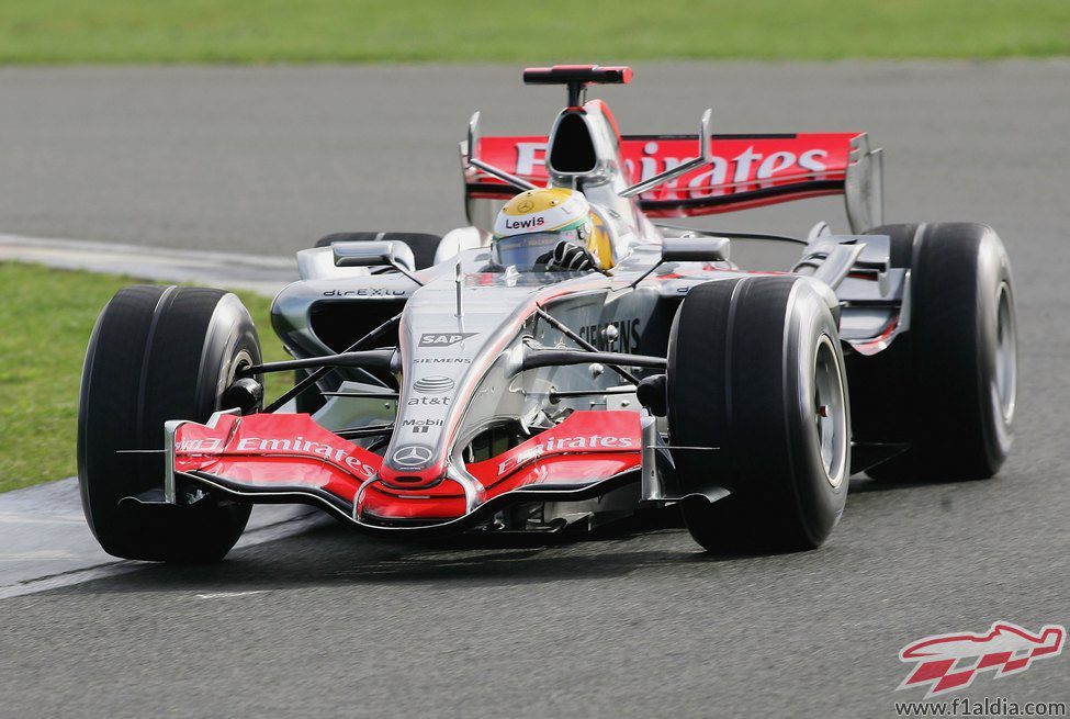Primera prueba en Silverstone en 2006