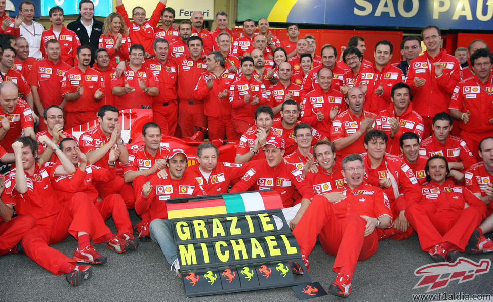 Despedida de Michael Schumacher en Brasil