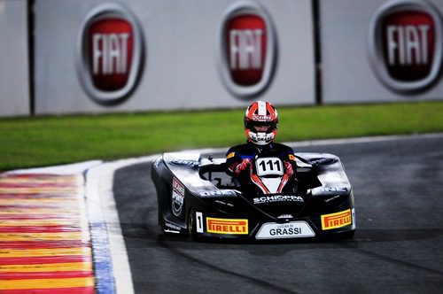 Lucas di Grassi en los primeros entrenamientos del 'Desafío das Estrelas' 2013