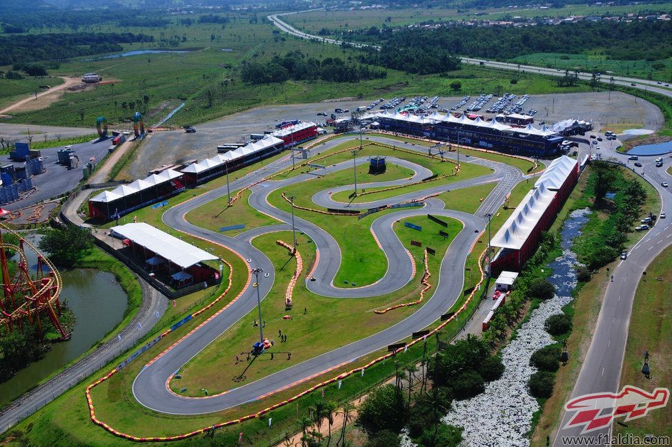 Circuito de karts del 'Desafio das Estrelas' 2013