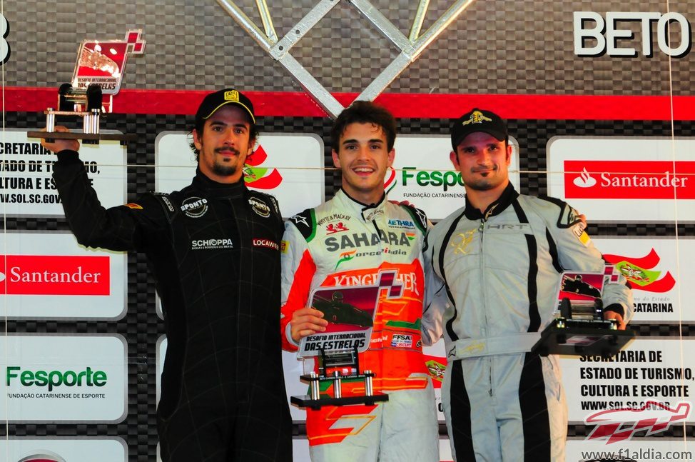 Jules Bianchi, ganador de la primera manga del 'Desafio das Estrelas 2013'