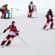 Buen estilo el del piloto español en la nieve