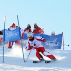 Felipe Massa busca los límites en la nieve