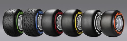 Gama de compuestos Pirelli para la F1 de 2013