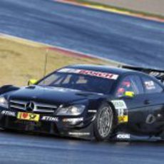 Kubica con el Mercedes DTM en la pista mojada de Cheste