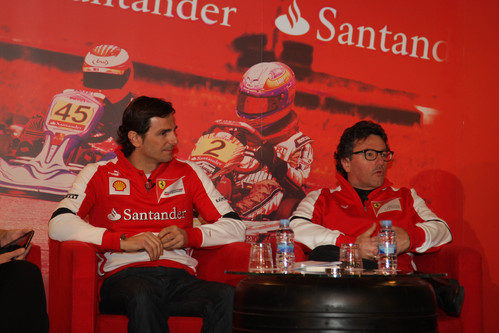 Pedro de la Rosa, cómodo en su nuevo rol como piloto de Ferrari