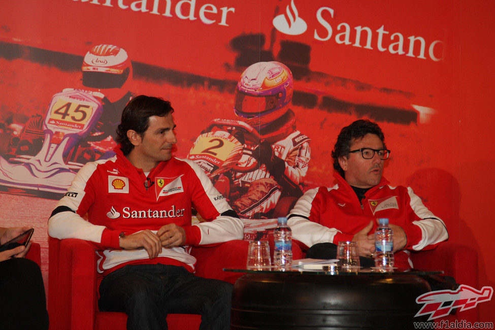 Pedro de la Rosa, cómodo en su nuevo rol como piloto de Ferrari