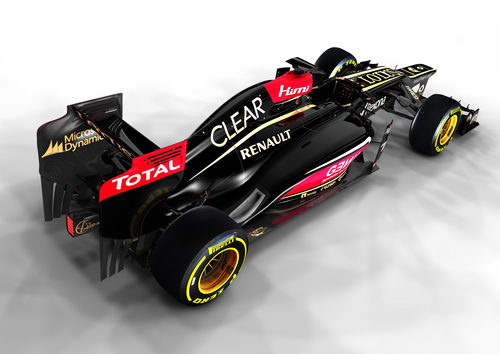 Vista trasera del E21, el Lotus de la temporada 2013