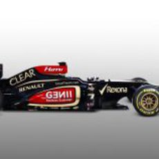 Lotus E21 de 2013 en vista lateral