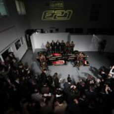 Presentación en sociedad del Lotus E21 en Enstone