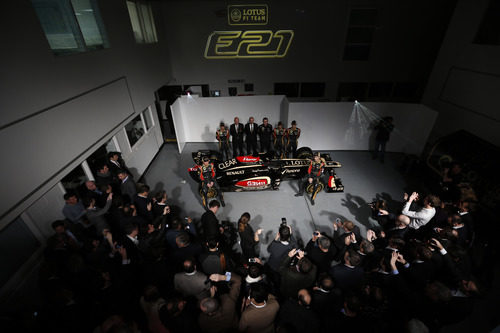 Presentación en sociedad del Lotus E21 en Enstone