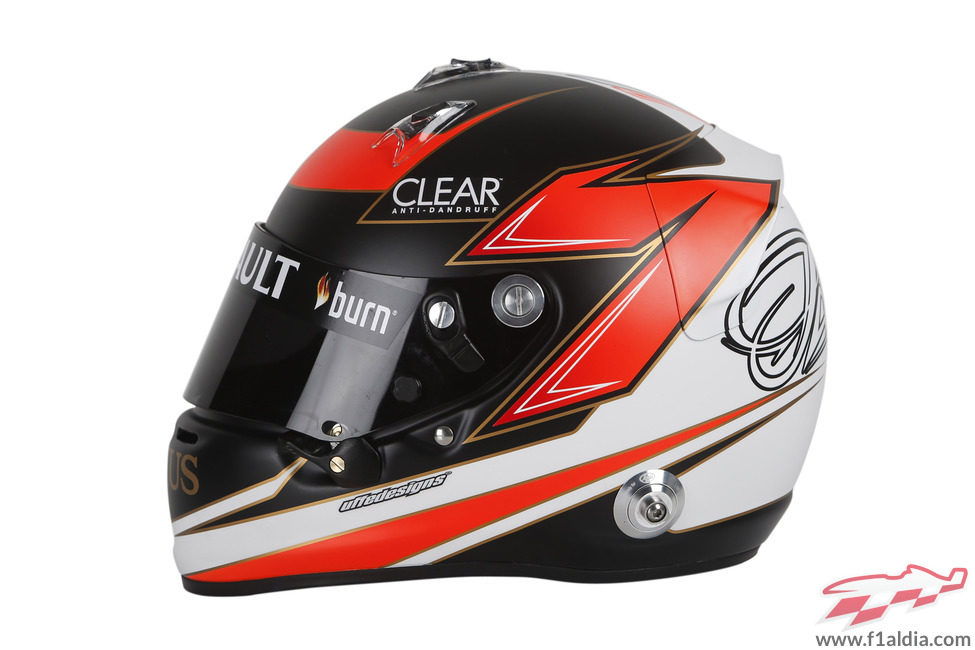 Casco de Kimi Räikkönen para 2013