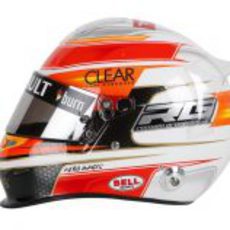 Casco de Romain Grosjean para 2013