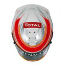 Casco de Romain Grosjean para 2013 (superior)