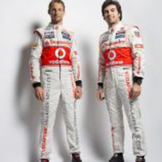 Jenson Button y Sergio Pérez, los pilotos de McLaren para 2013