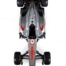 El McLaren MP4-28 en vista superior