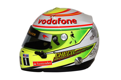 Casco de Sergio Pérez para 2013