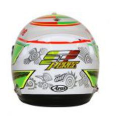 Casco de Sergio Pérez para 2013 (trasera)