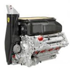 Motor V8 del nuevo Ferrari F138 para la temporada 2013