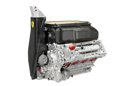 Motor V8 del nuevo Ferrari F138 para la temporada 2013