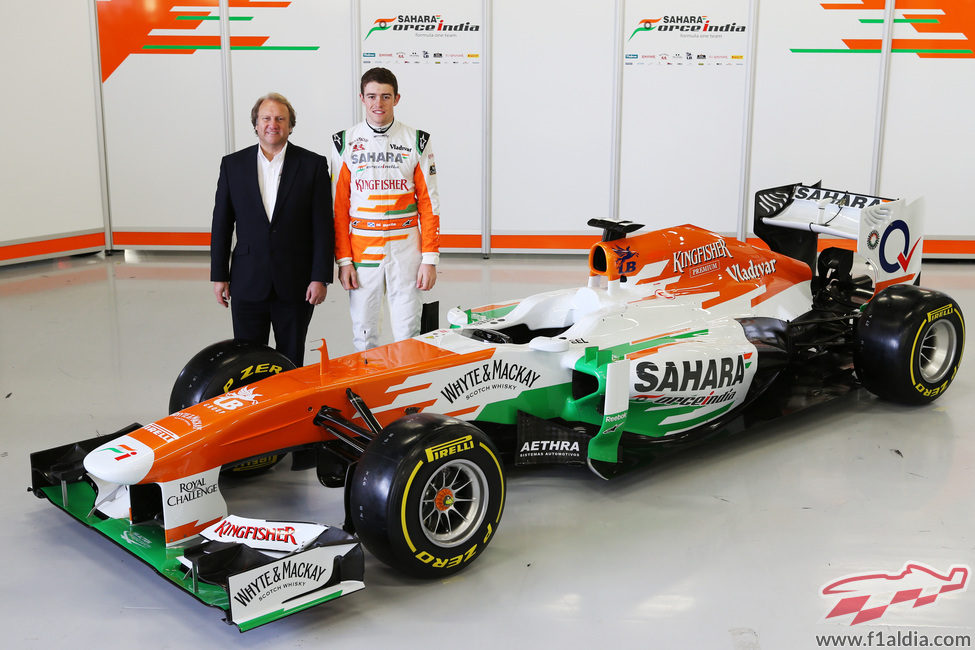 El Force India VJM06 fue presentado en Silverstone