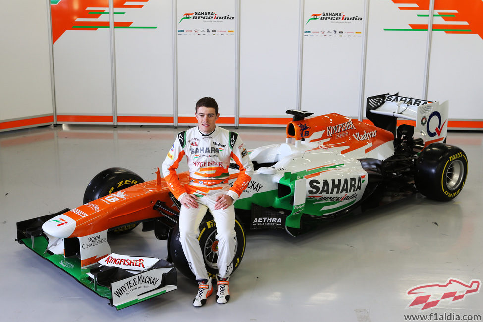 Paul di Resta y el nuevo Force India VJM06