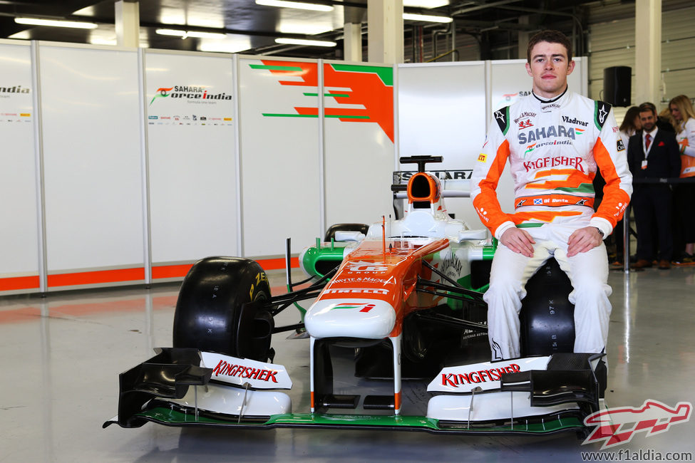 El Force India VJM06 fue presentado junto a Paul di Resta