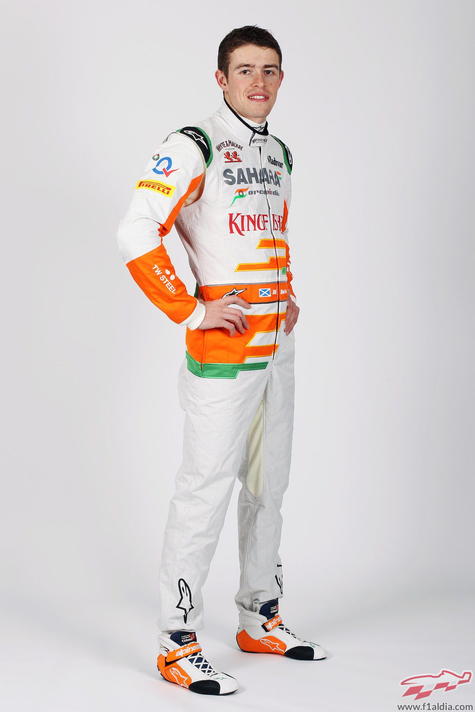 Paul di Resta, piloto de Force India en la temporada 2013