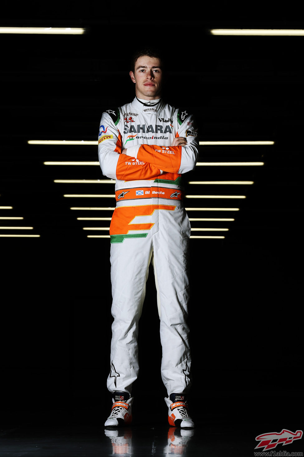 Paul di Resta en la presentación del Force India VJM06