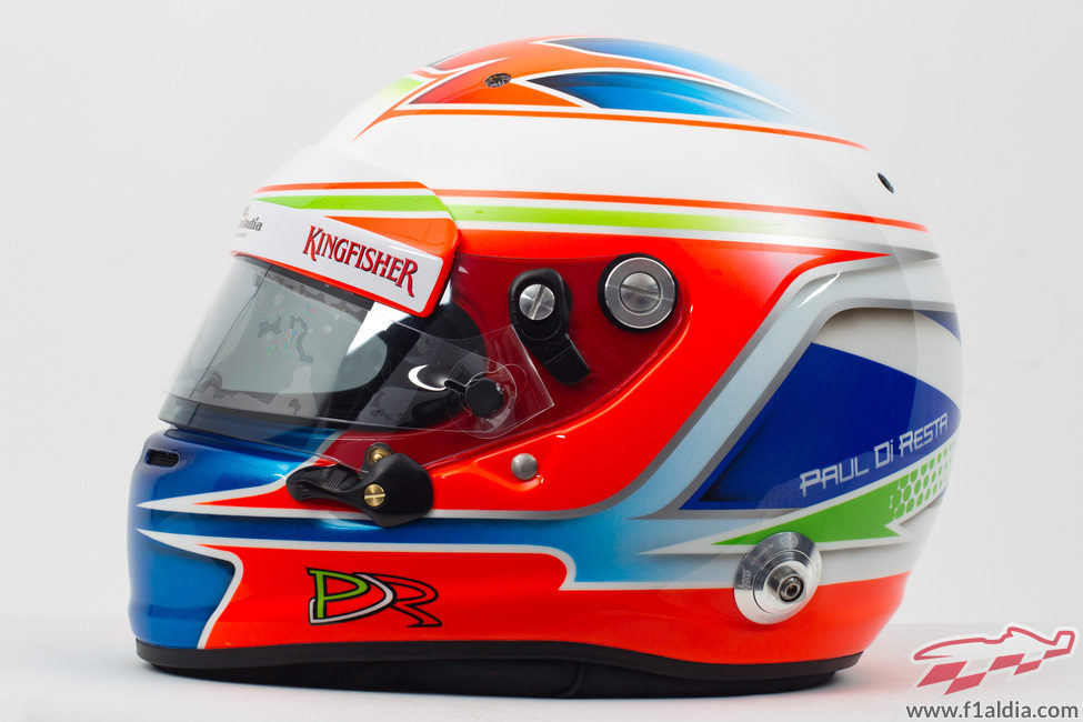 Casco de Paul di Resta para 2013