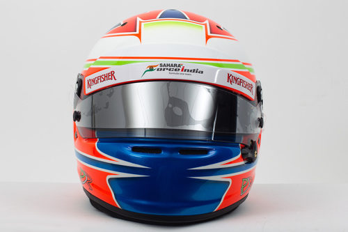 Casco de Paul di Resta para 2013 (frontal)