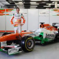 El Force India VJM06 y Paul di Resta en Silverstone