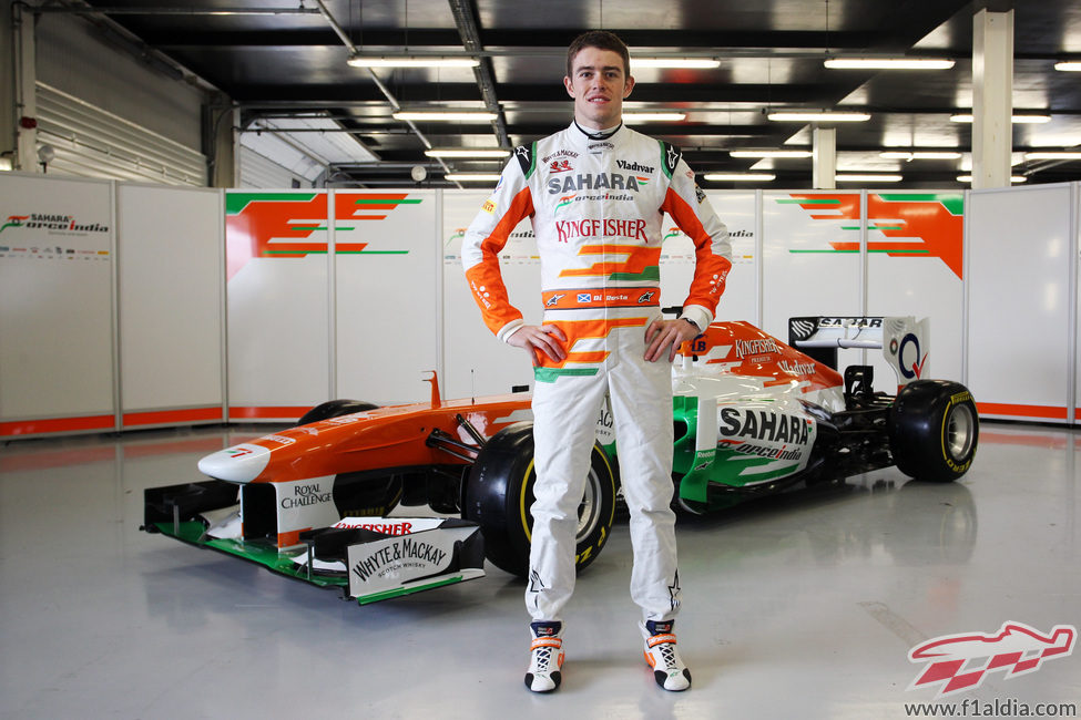 Paul di Resta, único piloto en la presentación del Force India VJM06