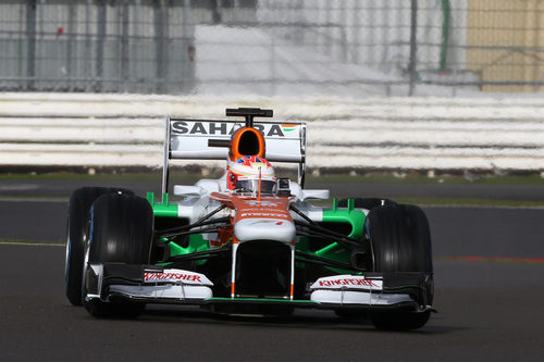 Paul di Resta estrenó el Force India VJM06 en Silverstone