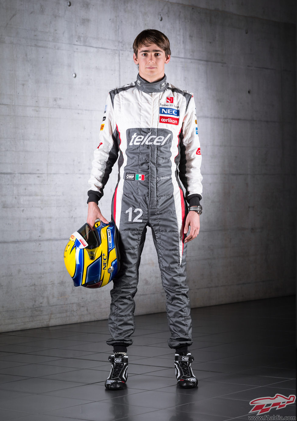 Esteban Gutiérrez, piloto de Sauber para la temporada 2013