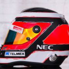 Casco de Nico Hülkenberg para 2013 (lateral)