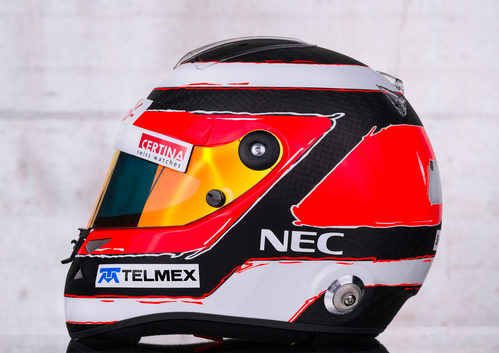 Casco de Nico Hülkenberg para 2013 (lateral)