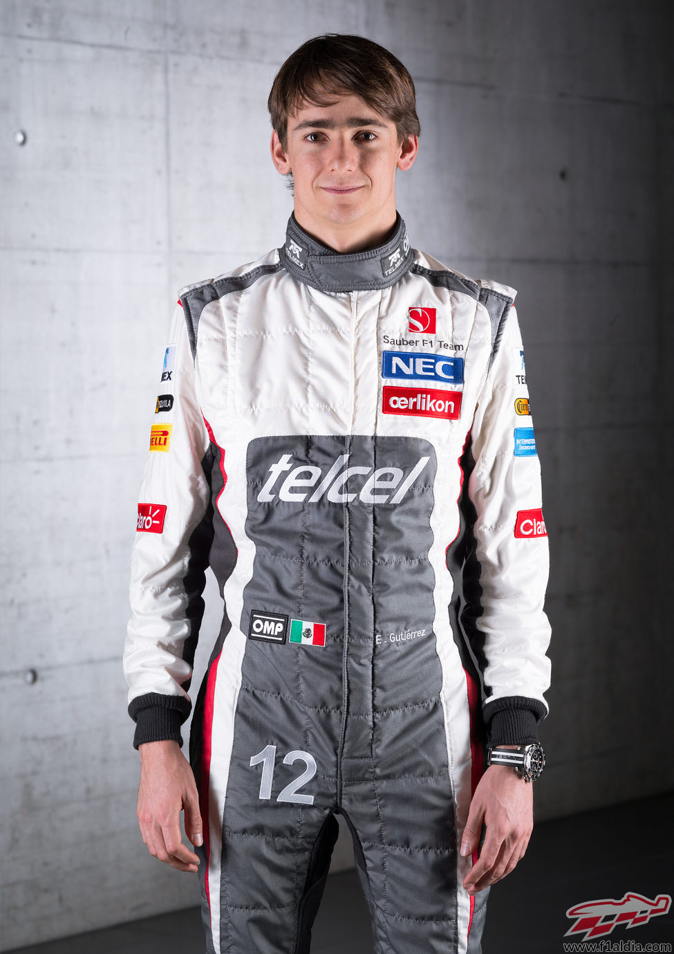 Esteban Gutiérrez, piloto titular de Sauber en 2013