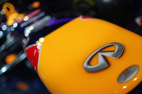 Detalle del morro escalonado del Red Bull RB9