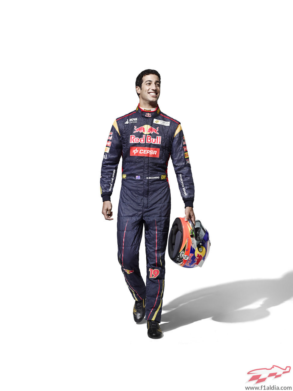 Daniel Ricciardo, piloto de Toro Rosso en la temporada 2013