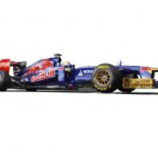 STR8, el Toro Rosso de 2013 en vista lateral