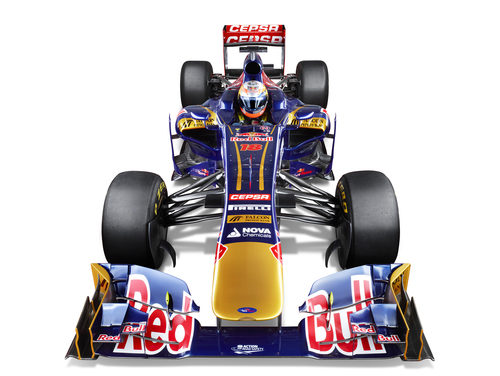 STR8, el Toro Rosso de 2013 en vista frontal