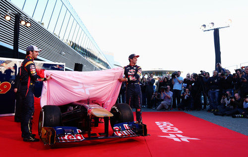 Daniel Ricciardo y Jean-Eric Vergne destapan el Toro Rosso de 2013