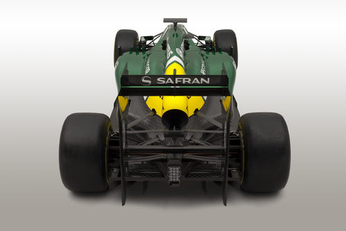 CT03, el monoplaza de Caterham para 2013 en vista trasera