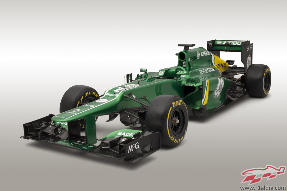 Caterham presentó su nuevo monoplaza para 2013, el CT03