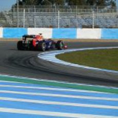 El STR8 rueda en el circuito de Jerez